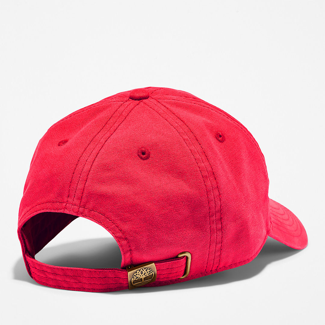 Timberland Mens Soundview Cotton Canvas Cap for Men in Red