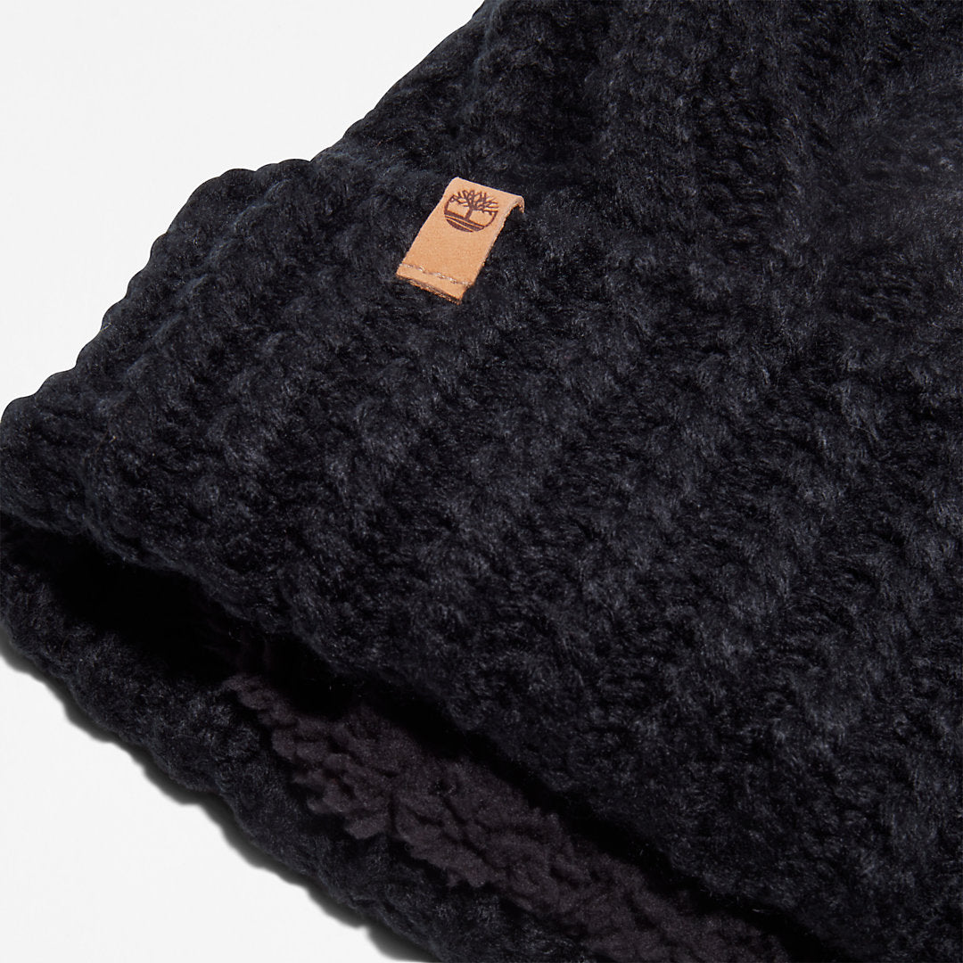 Timberland Womens Autumn Woods Cable Beanie for Women in Black