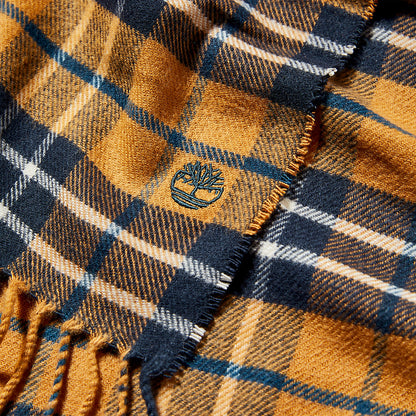 Timberland Mens Cape Neddick Scarf with Gift Box for Men in Yellow