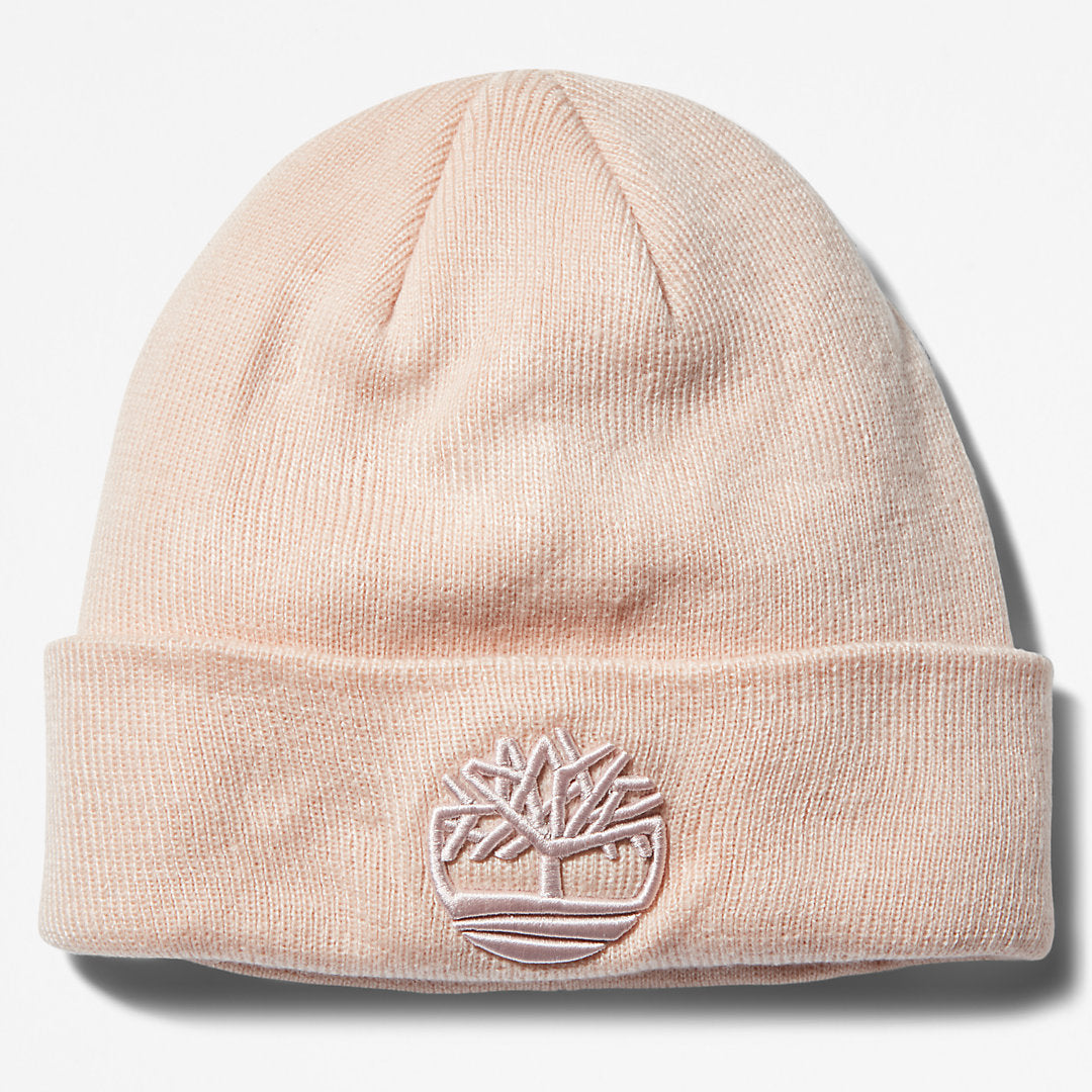 Timberland Mens Newington Embroidered Beanie for Men in Light Pink