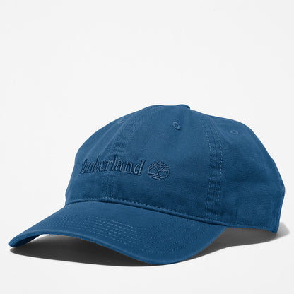 Timberland Mens Cooper Hill Cotton Canvas Baseball Cap for Men in Navy