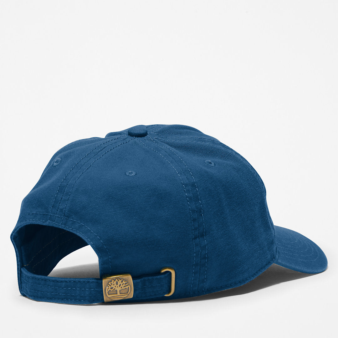 Timberland Mens Cooper Hill Cotton Canvas Baseball Cap for Men in Navy