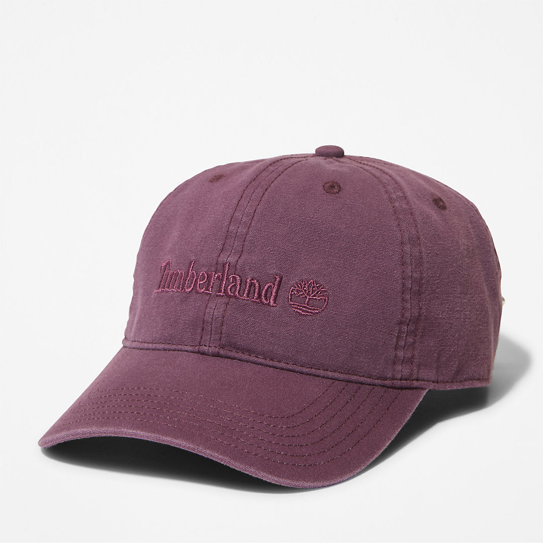 Timberland Mens Cooper Hill Cotton Canvas Baseball Cap for Men in Pink