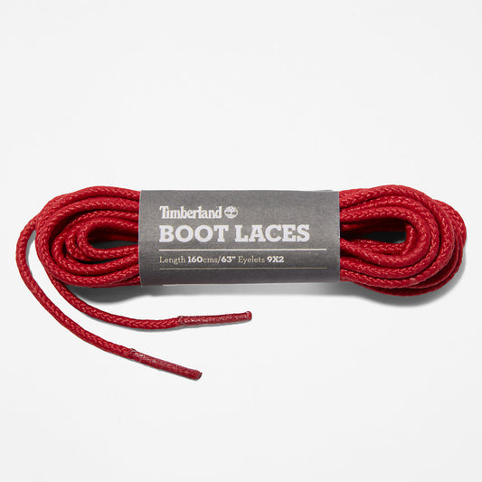 Timberland Mens 160cm/64'' Replacement Boot Laces in Red
