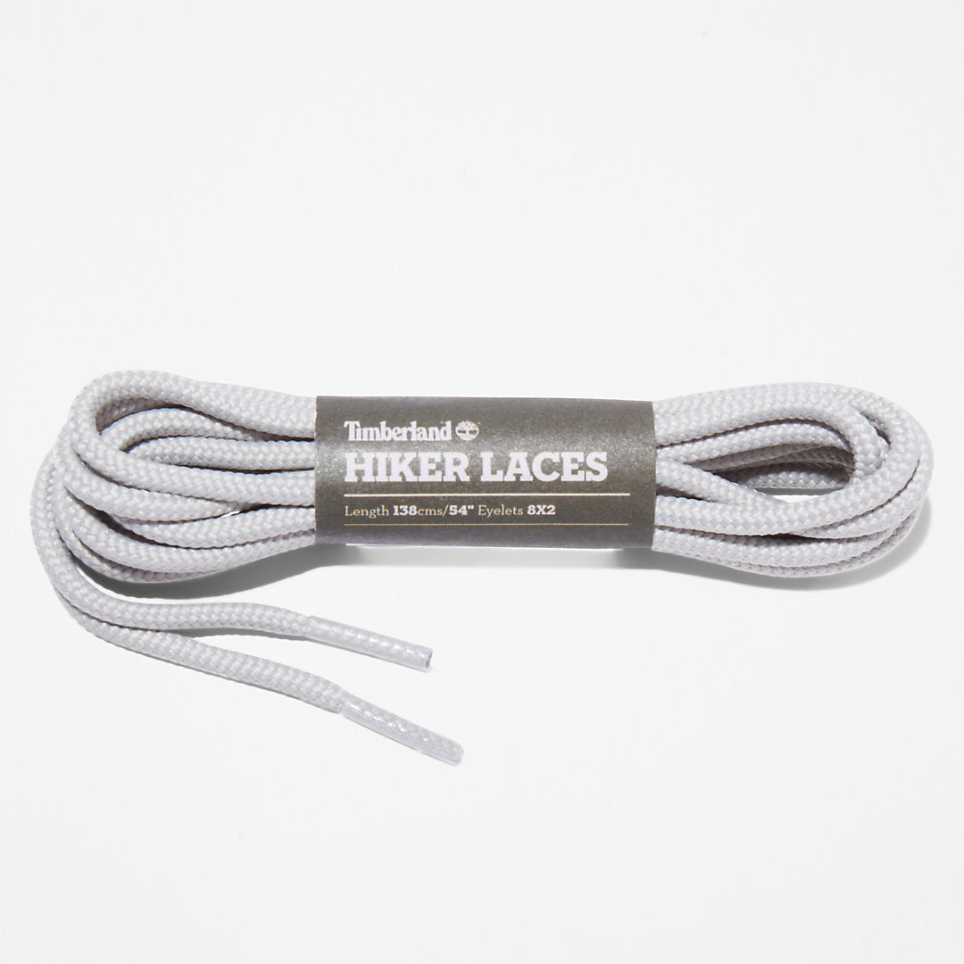 Timberland Mens 137cm/54'' Hiker Replacement Round Laces in Grey