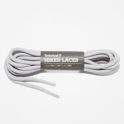 Timberland Mens 137cm/54'' Hiker Replacement Round Laces in Grey