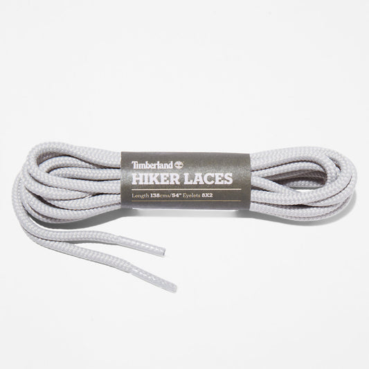 Timberland Mens 137cm/54'' Hiker Replacement Round Laces in Grey