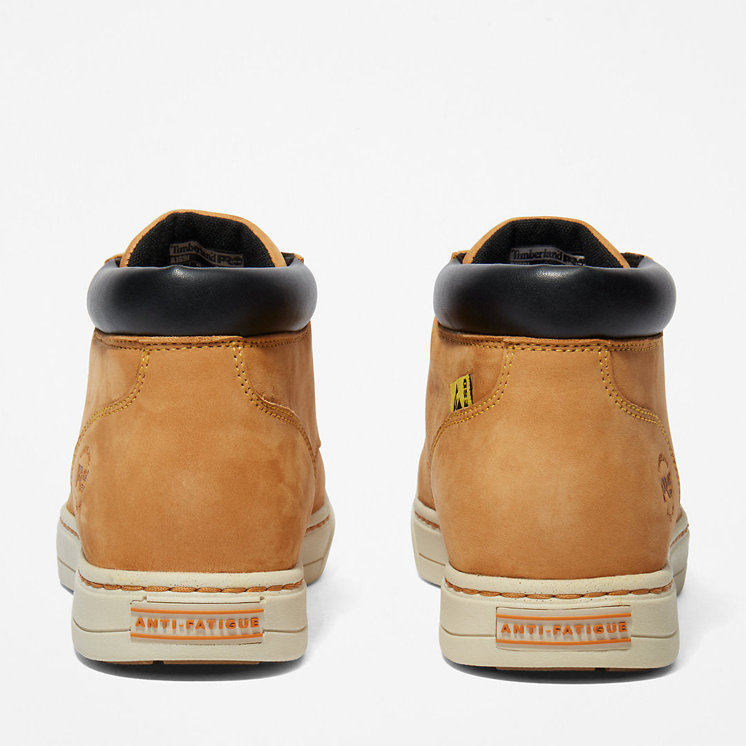 Timberland Mens Disruptor Steel-Toe Chukka Work Boot for Men in Yellow