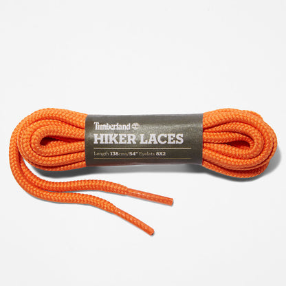 Timberland Mens 137cm/54" Replacement Round Hiker Laces in Orange