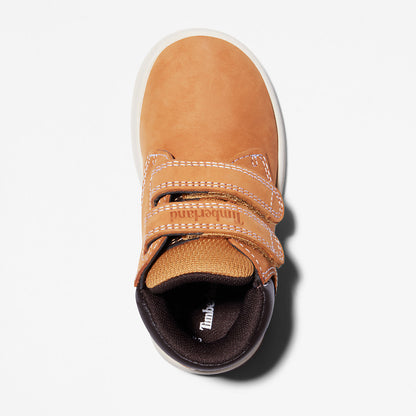 Timberland Kids Toddle Tracks Velcro Chukka for Toddler in Yellow