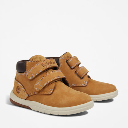 Timberland Kids Toddle Tracks Velcro Chukka for Toddler in Yellow