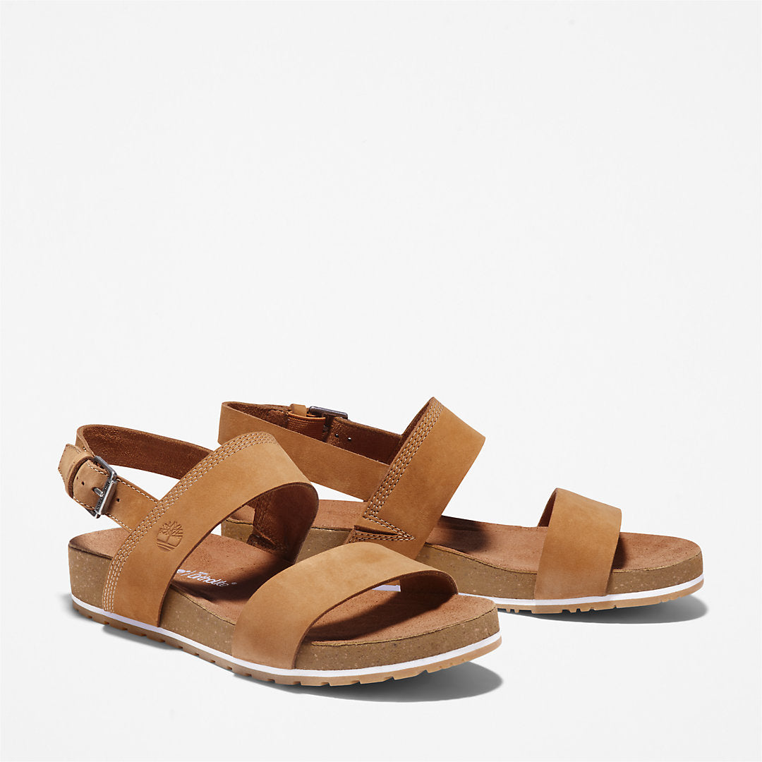 Timberland Womens Malibu Waves Sandal for Women in Brown