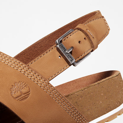 Timberland Womens Malibu Waves Sandal for Women in Brown