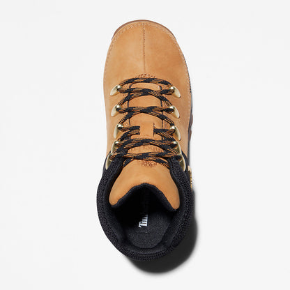 Timberland Kids Euro Sprint Mid Hiker for Junior in Yellow/Black