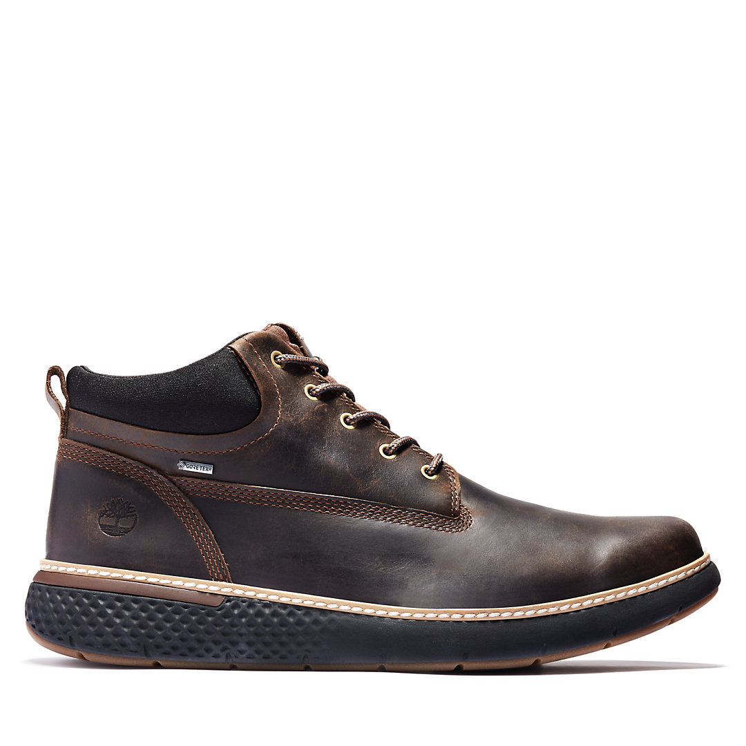 Timberland Mens Cross Mark Gore-Tex® Chukka Boot for Men in Dark Brown