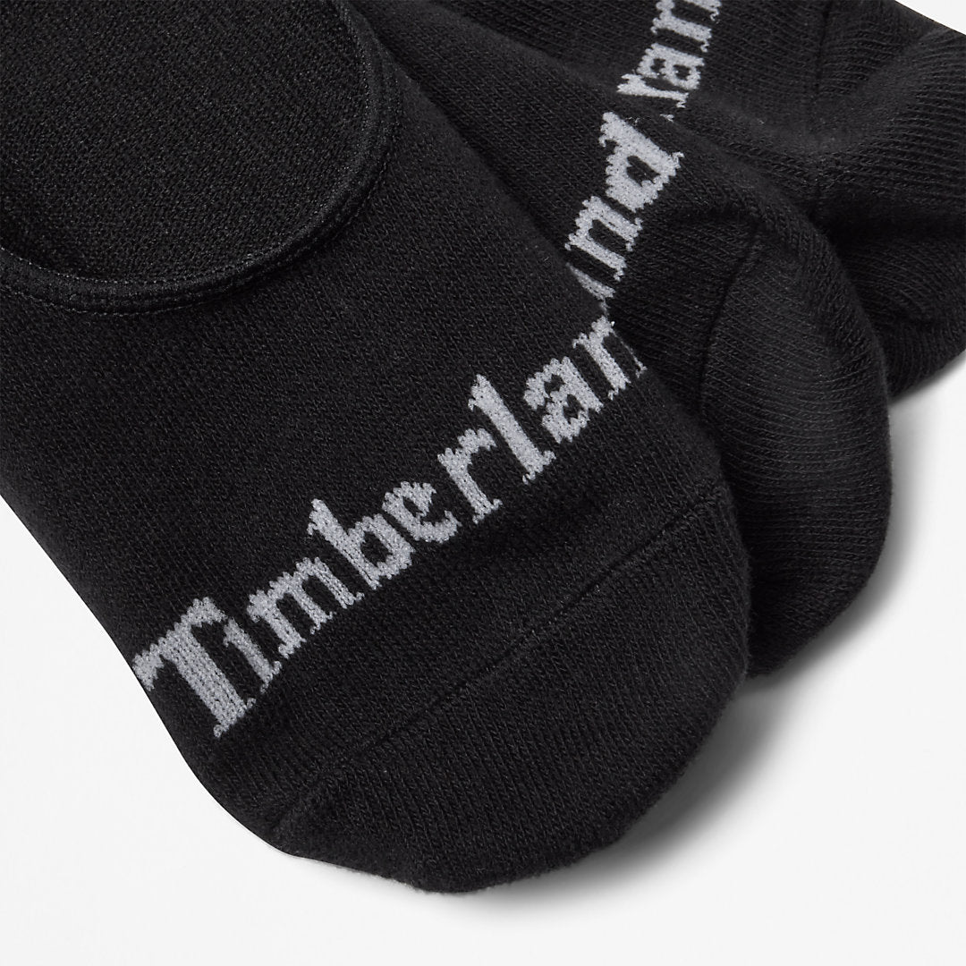 Timberland Mens Stratham 3-pack Invisible Socks for Men in Black