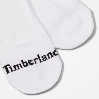 Timberland Mens Stratham 3-Pack Low Liner Socks for Men in White