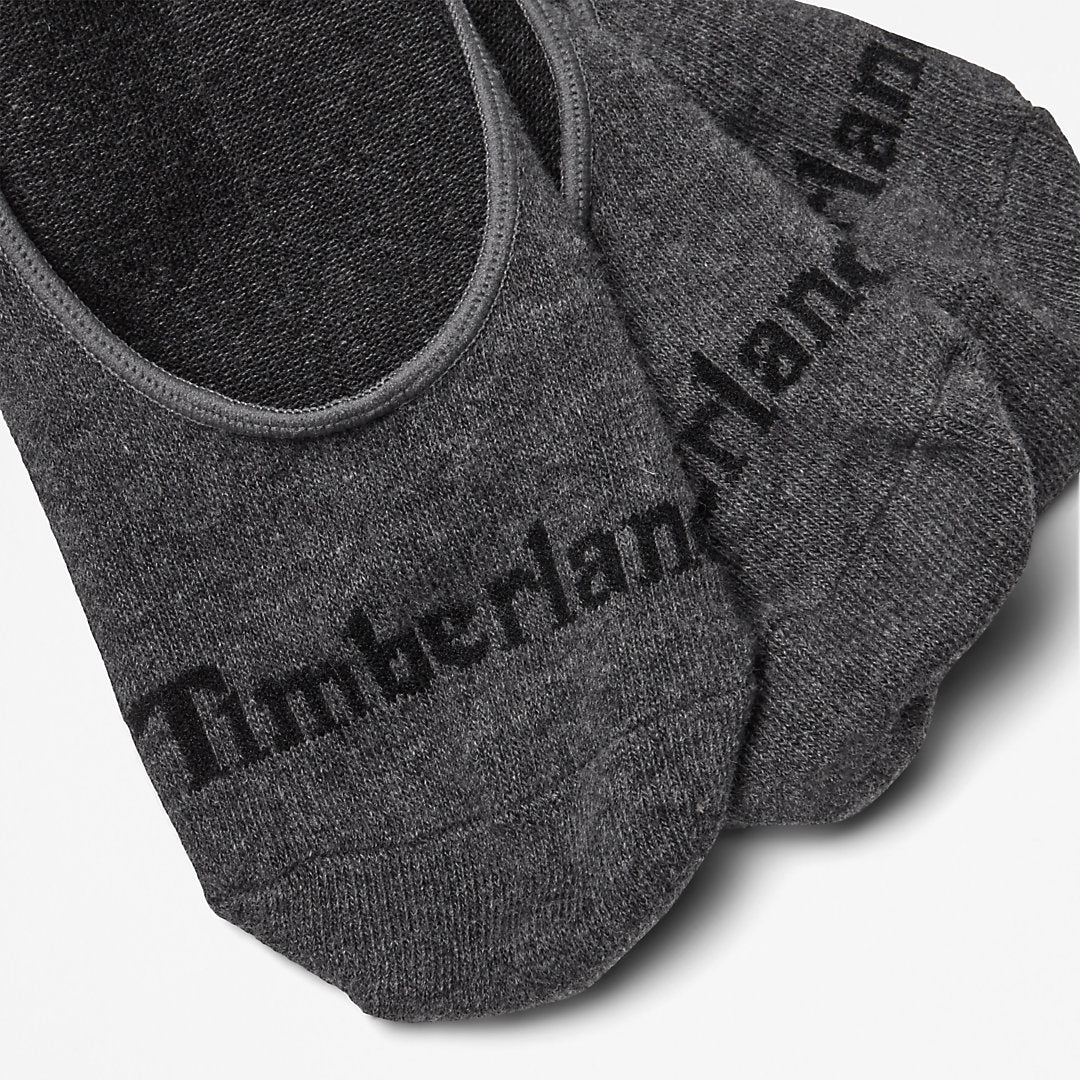 Timberland Mens Stratham 3-pack Invisible Socks for Men in Grey