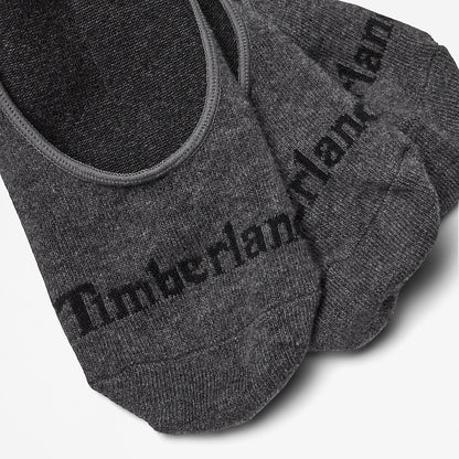 Timberland Mens Stratham 3-pack Invisible Socks for Men in Grey