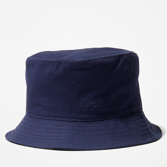 Timberland Mens Canvas Bucket Hat for Men in Navy