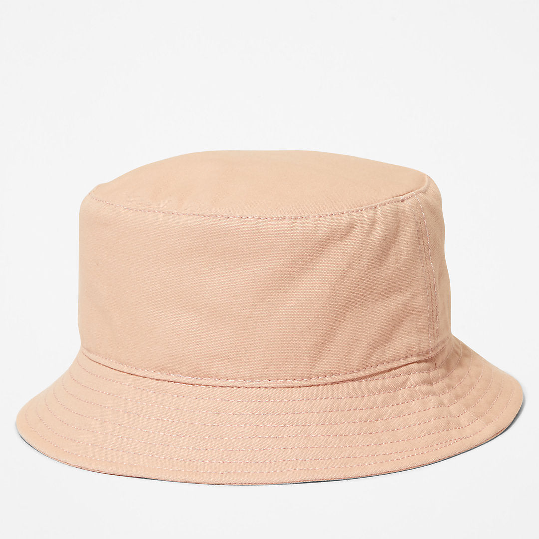 Timberland Mens Cotton Canvas Bucket Hat for Men in Pink