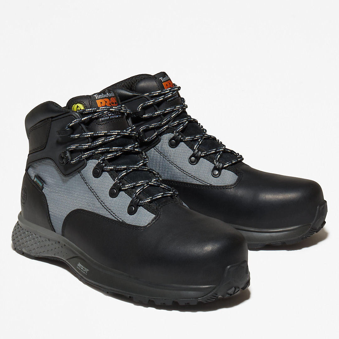 Timberland Mens Timberland PRO® Euro Hiker Work Boot for Men in Black