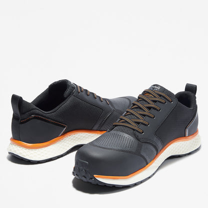 Timberland Mens Timberland PRO® Reaxion Work Shoe for Men in Black/Orange