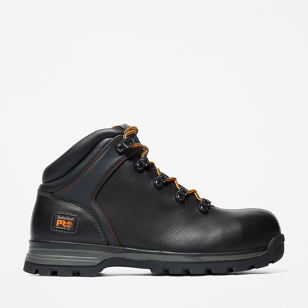 Timberland Mens Splitrock XT Comp-Toe Work Boot for Men in Black