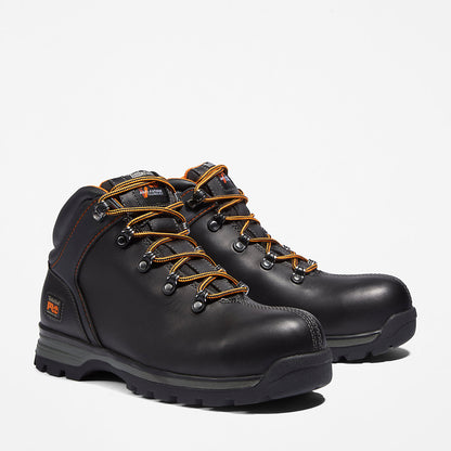 Timberland Mens Splitrock XT Comp-Toe Work Boot for Men in Black