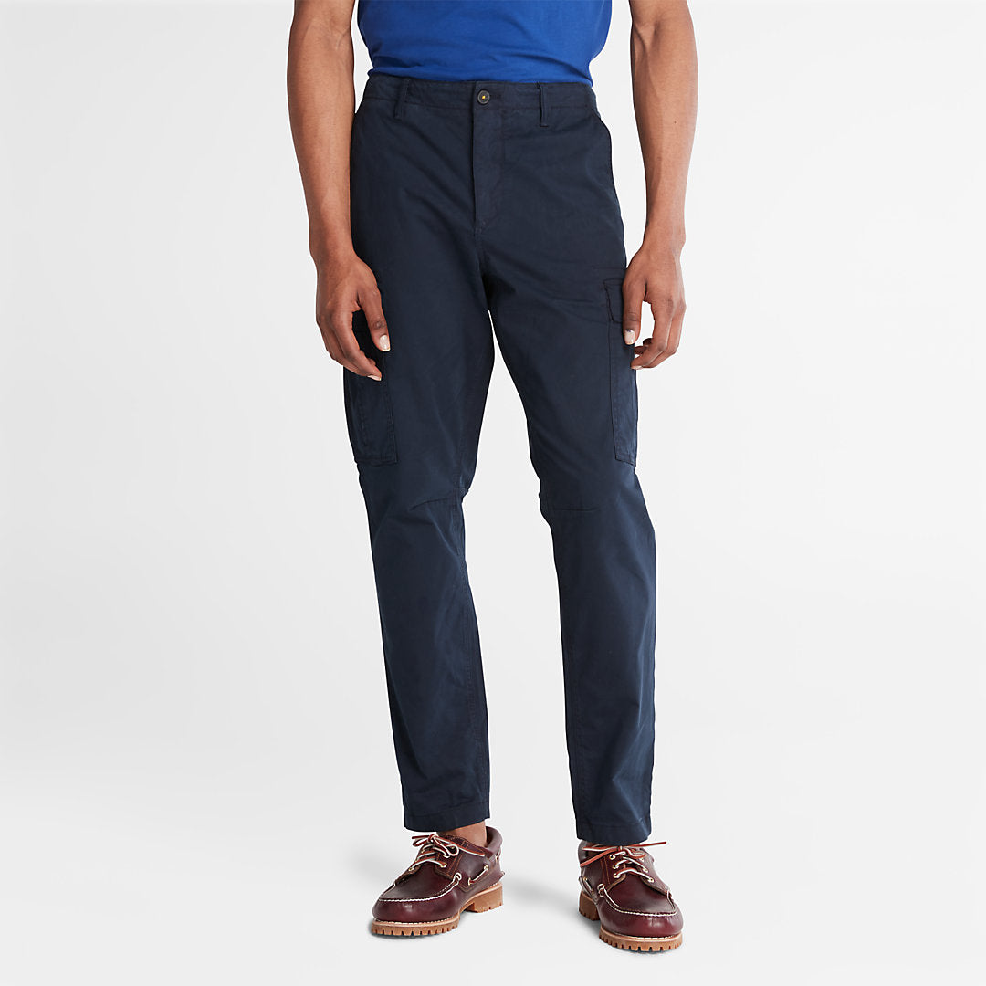 Timberland Mens Core Twill Cargo Pants for Men in Navy
