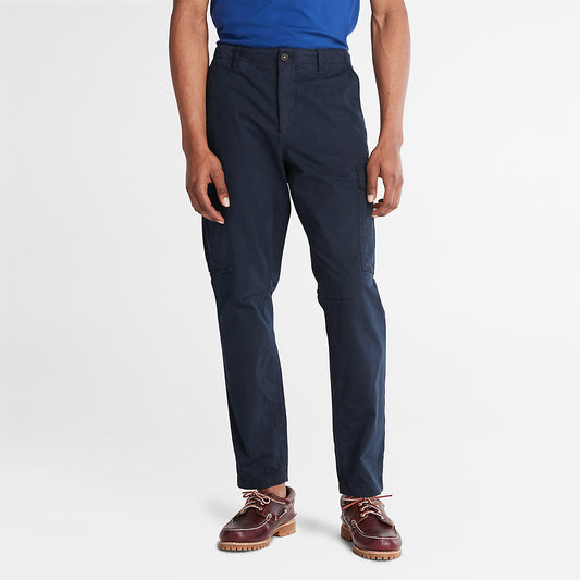 Timberland Mens Core Twill Cargo Pants for Men in Navy