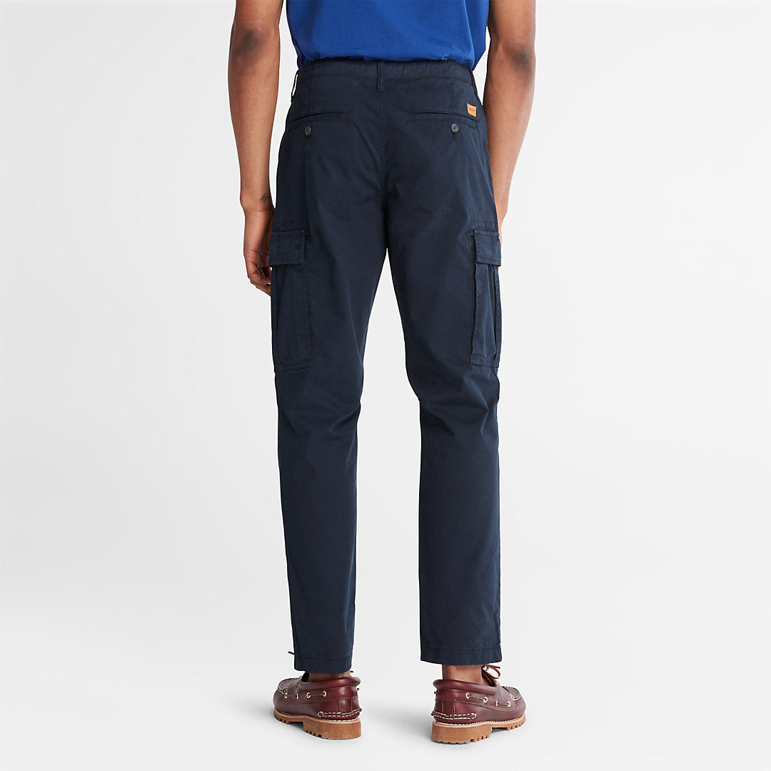Timberland Mens Core Twill Cargo Pants for Men in Navy