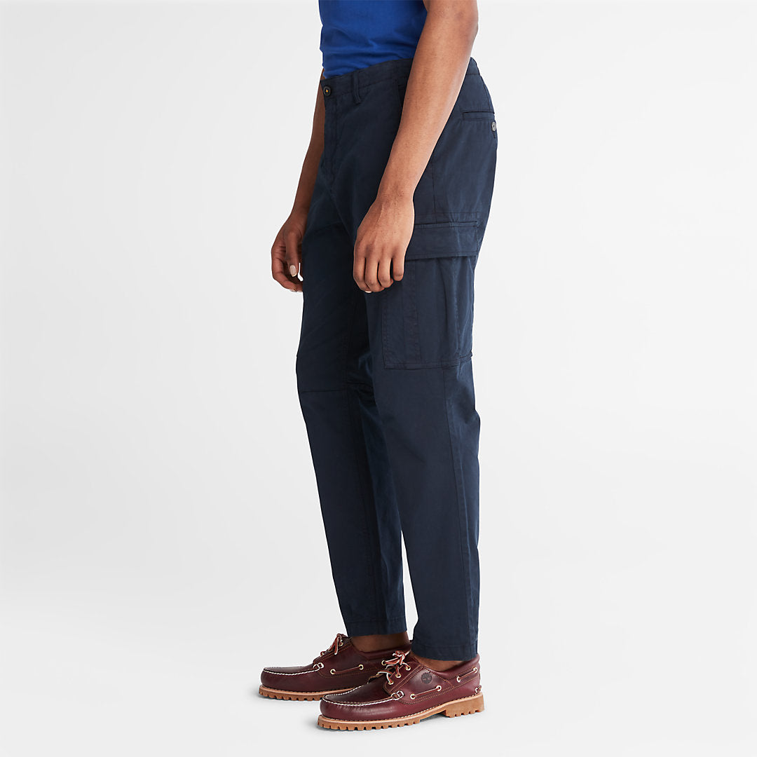 Timberland Mens Core Twill Cargo Pants for Men in Navy