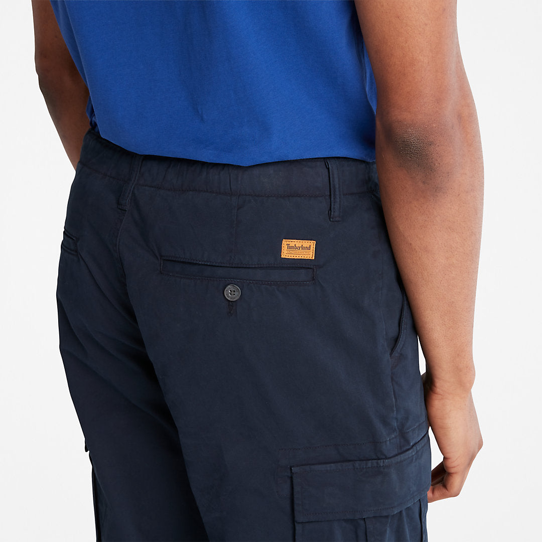 Timberland Mens Core Twill Cargo Pants for Men in Navy
