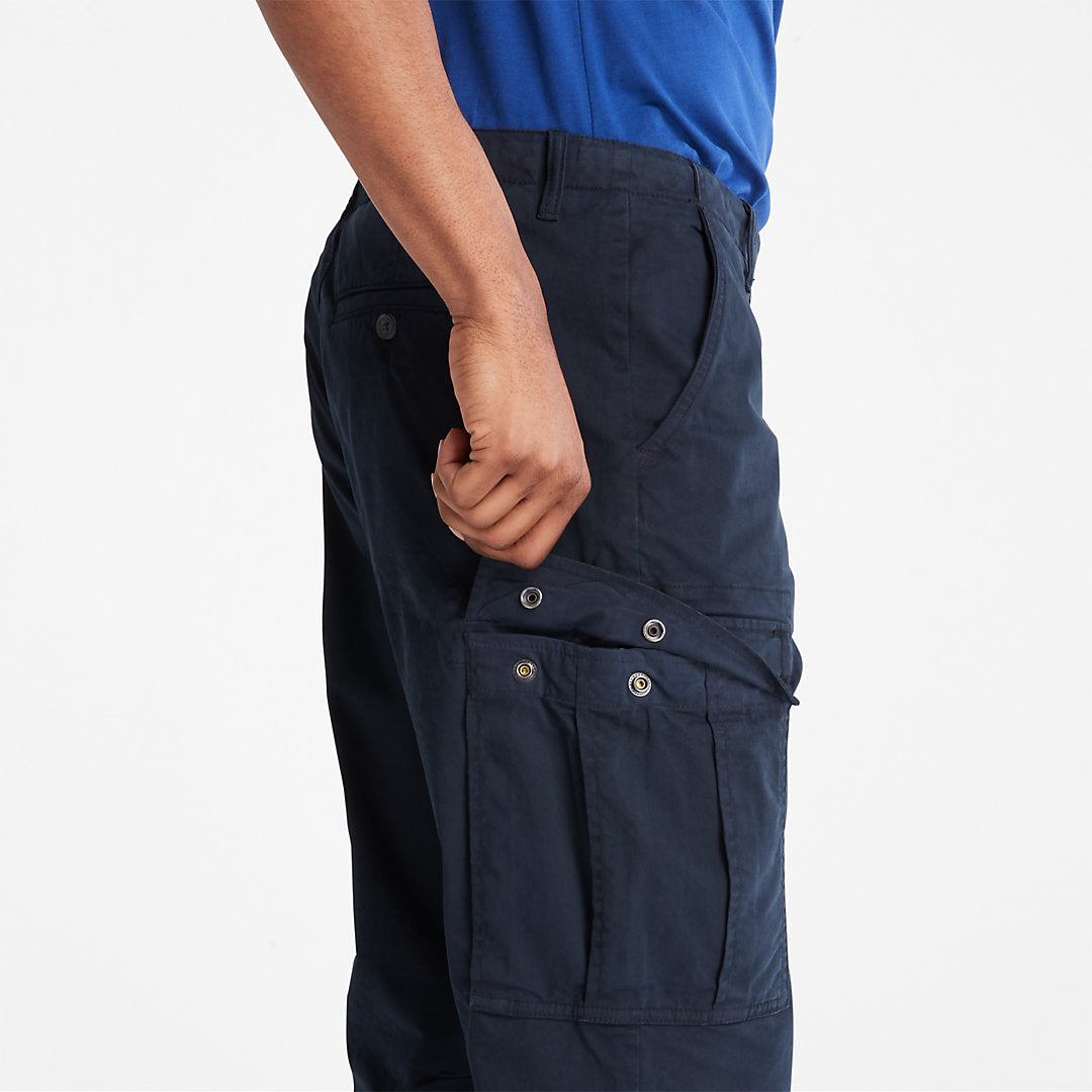 Timberland Mens Core Twill Cargo Pants for Men in Navy