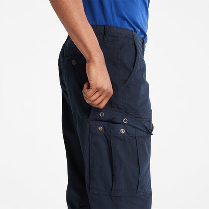 Timberland Mens Core Twill Cargo Pants for Men in Navy
