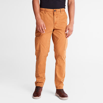 Timberland Mens Core Twill Cargo Pants for Men in Yellow