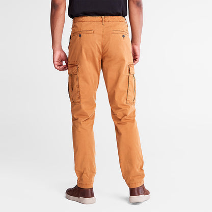 Timberland Mens Core Twill Cargo Pants for Men in Yellow