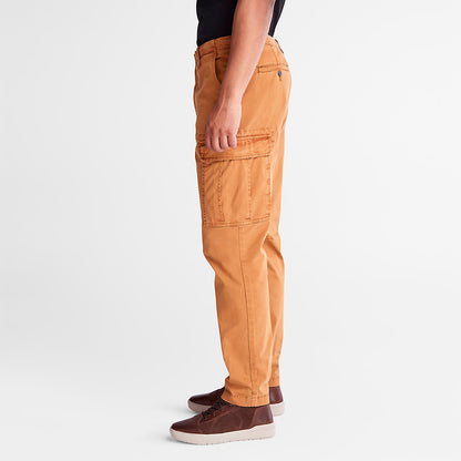 Timberland Mens Core Twill Cargo Pants for Men in Yellow