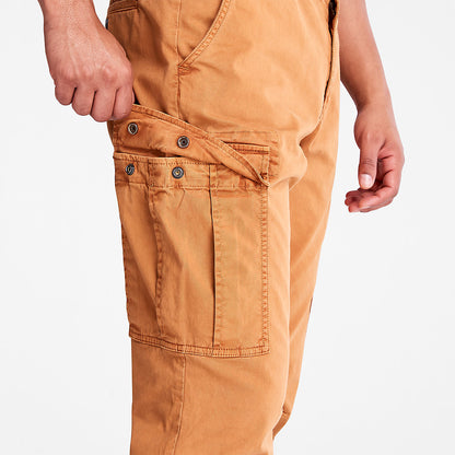 Timberland Mens Core Twill Cargo Pants for Men in Yellow