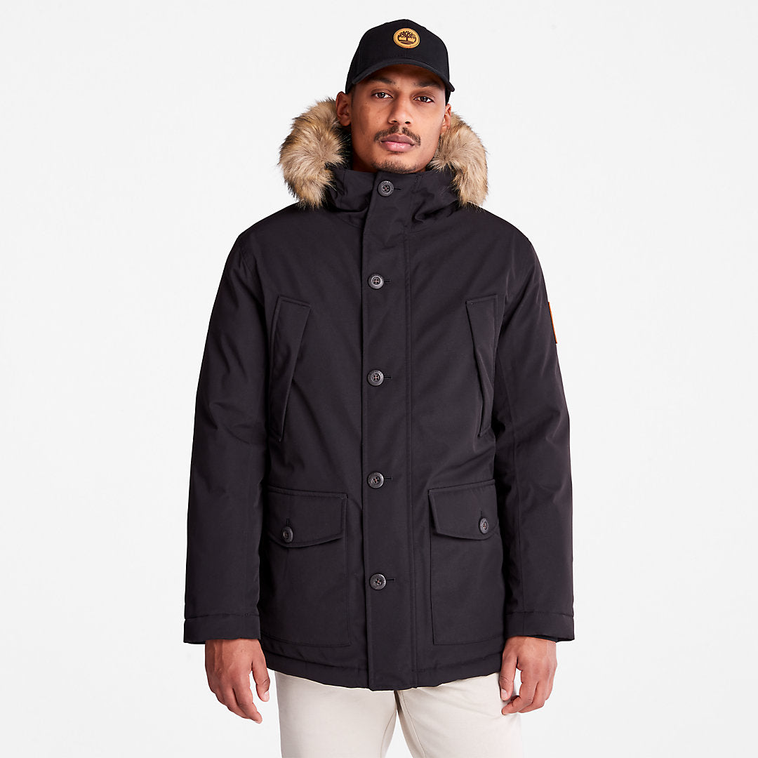 Timberland Mens Scar Ridge Parka for Men in Black