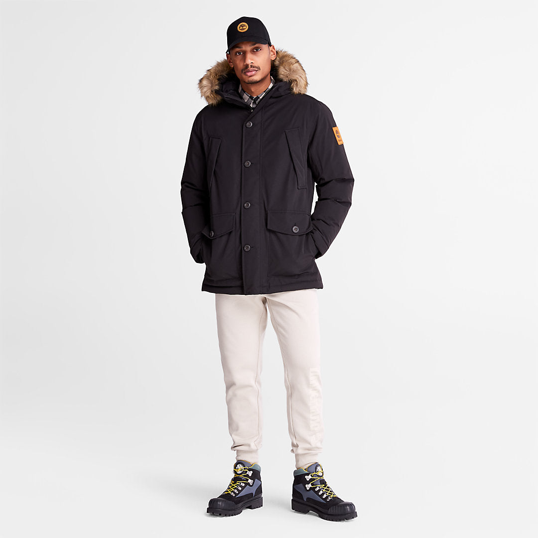Timberland Mens Scar Ridge Parka for Men in Black