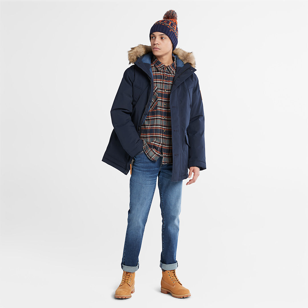 Timberland Mens Scar Ridge Parka for Men in Navy