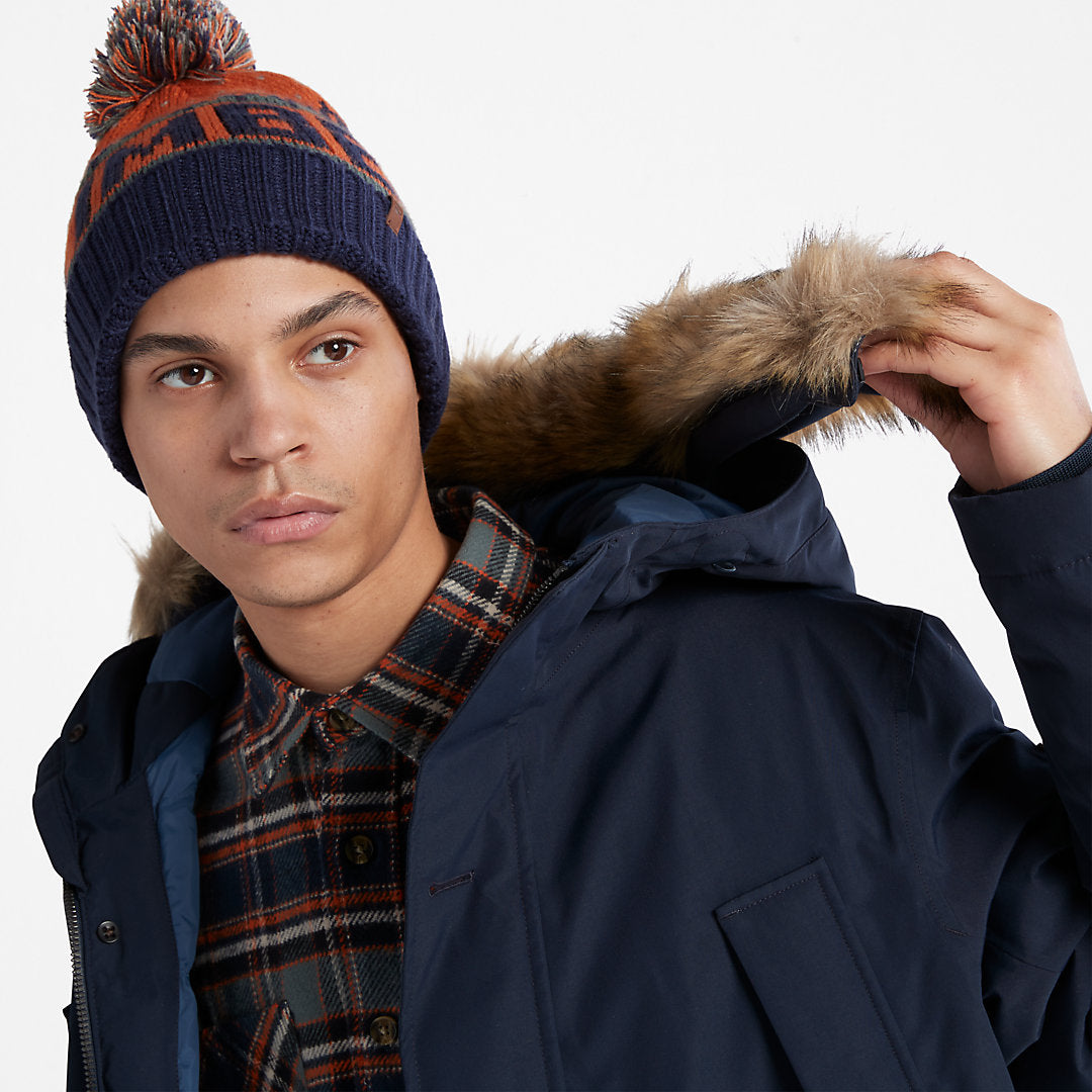 Timberland Mens Scar Ridge Parka for Men in Navy