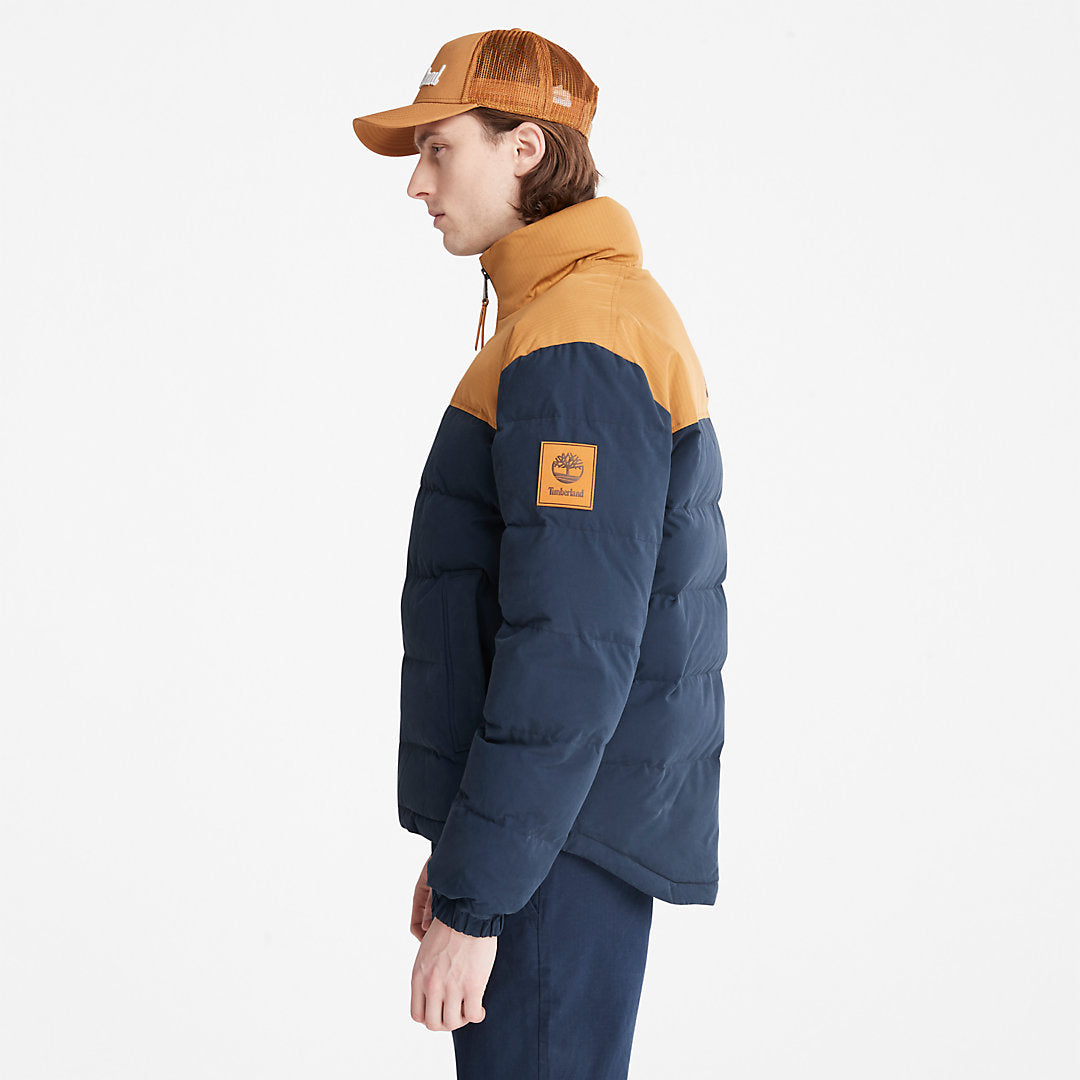 Timberland Mens Welch Mountain Puffer Jacket for Men in Navy