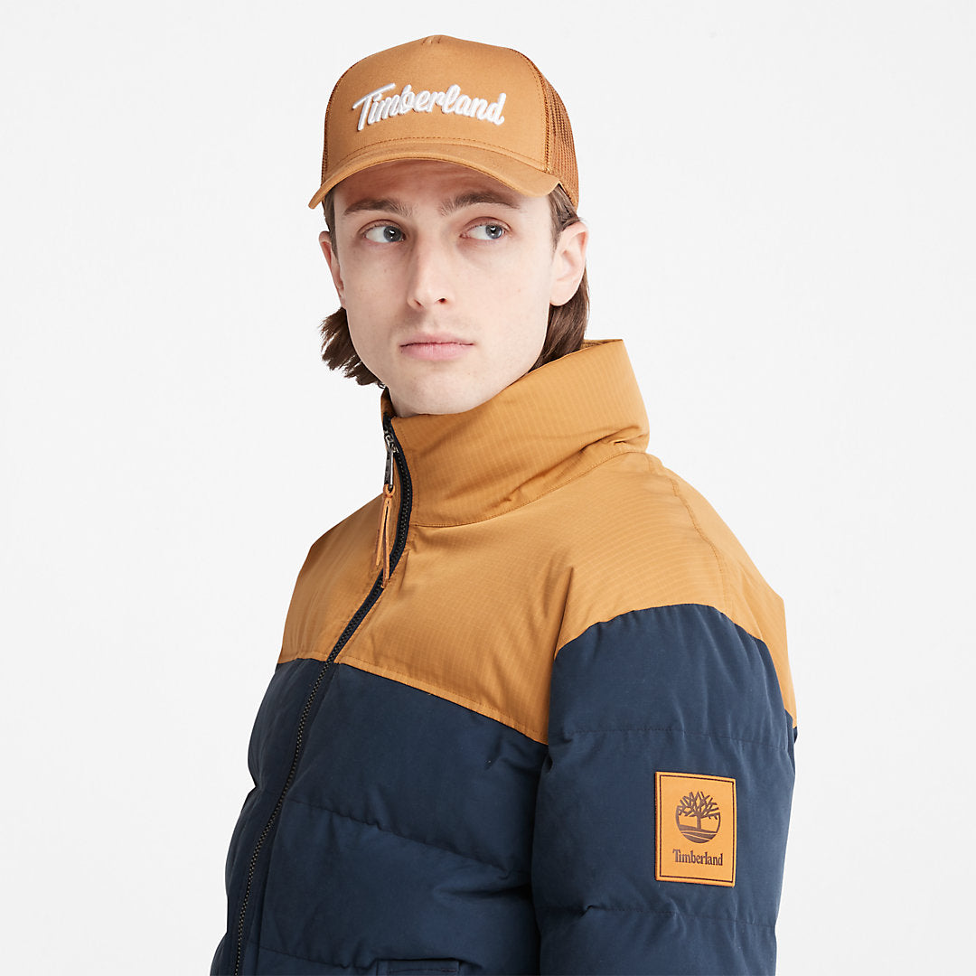 Timberland Mens Welch Mountain Puffer Jacket for Men in Navy