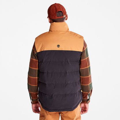 Timberland Mens Welch Mountain Puffer Vest for Men in Black