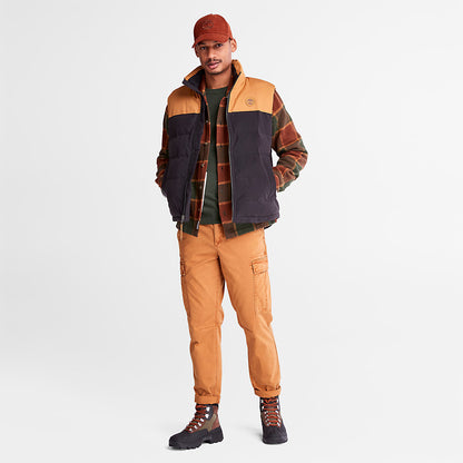 Timberland Mens Welch Mountain Puffer Vest for Men in Black