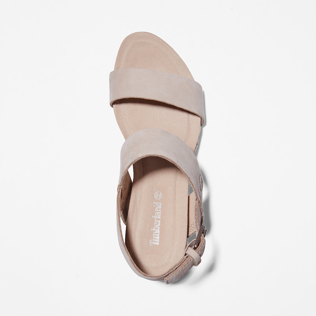 Timberland Womens Capri Sunset Wedge Sandal for Women in Beige
