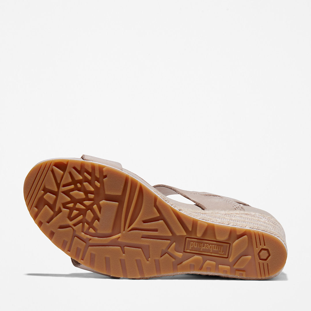 Timberland Womens Capri Sunset Wedge Sandal for Women in Beige